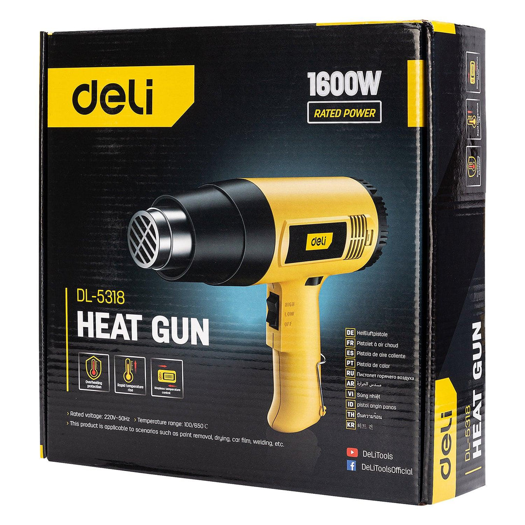 Adj. Temperature Heat Gun with LCD Display (1600W) -  سشوار حراري