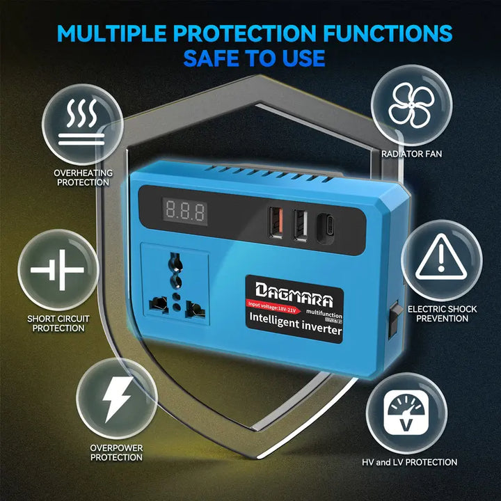 20V-220V Battery Inverter - إنفرتر بطارية