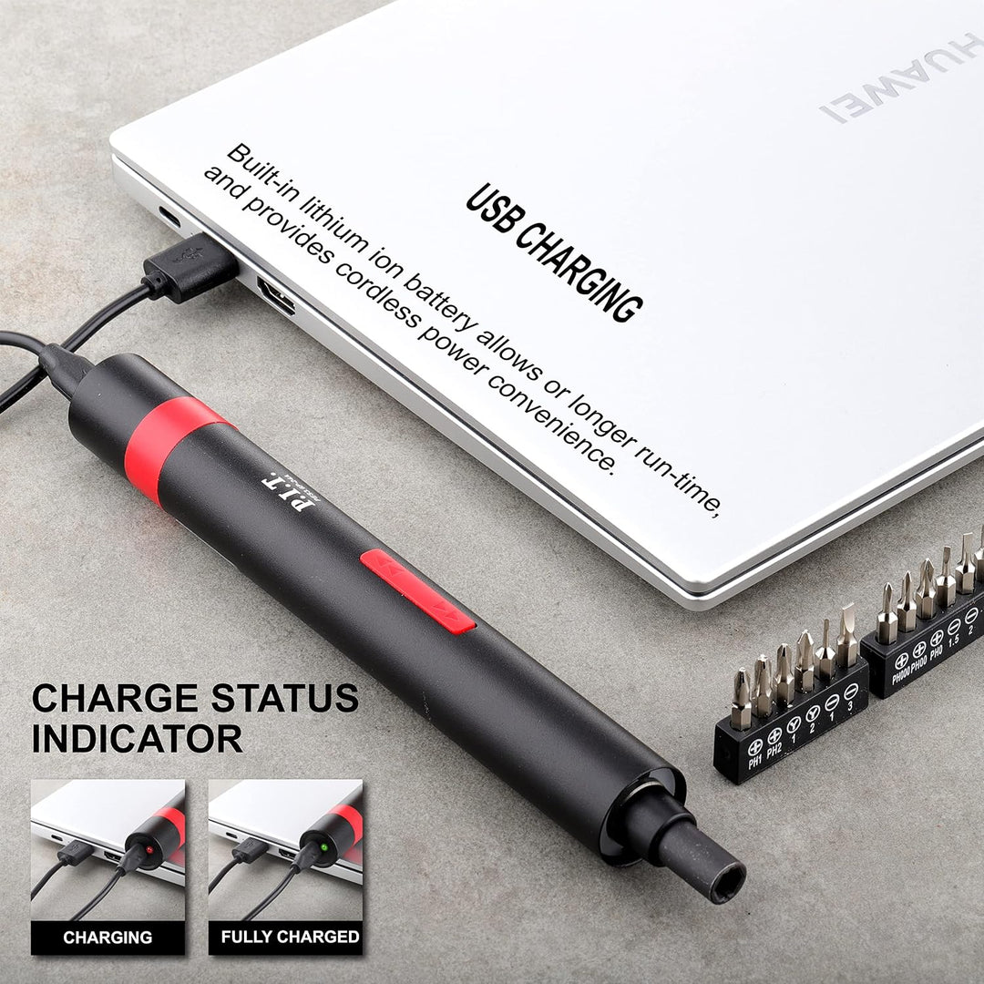 P.I.T Electric Precision Magnetic Screwdriver 26Pcs Set - مفك براغي كهربائي دقيق