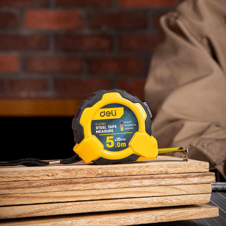 Steel Measuring Tape (5m*19mm) (Self-Lock) - متر قياس