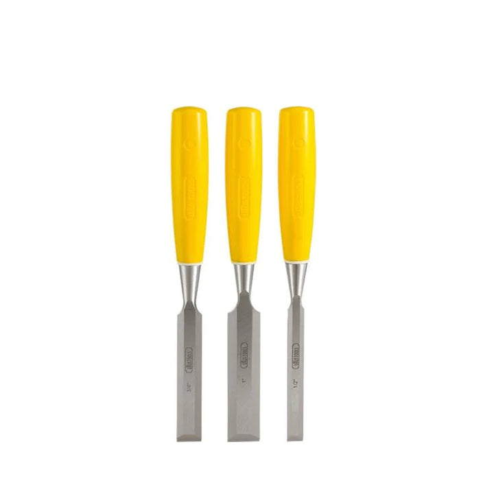 3Pcs Wood Chisel Set With Striking Cap 260mm - طقم ازميل خشب 3 قطع