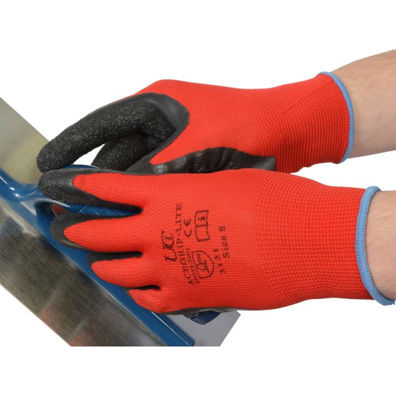 Heavy Duty Latex Gloves (12 Pairs) Size XL - قفازات لاتكس
