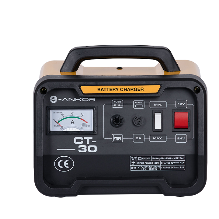 Portable Car Battery Charger 12V 24V CT30 - شاحن بطارية سيارة محمول