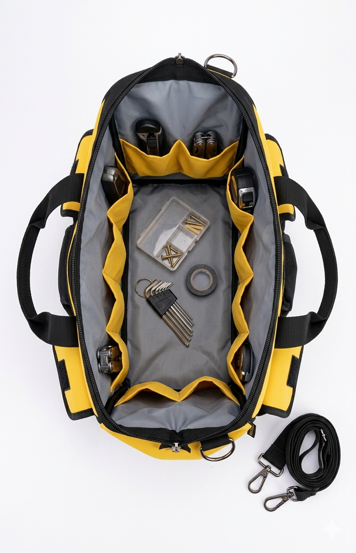 16-Inch Heavy-Duty Tool Shoulder Bag – 12 Pockets