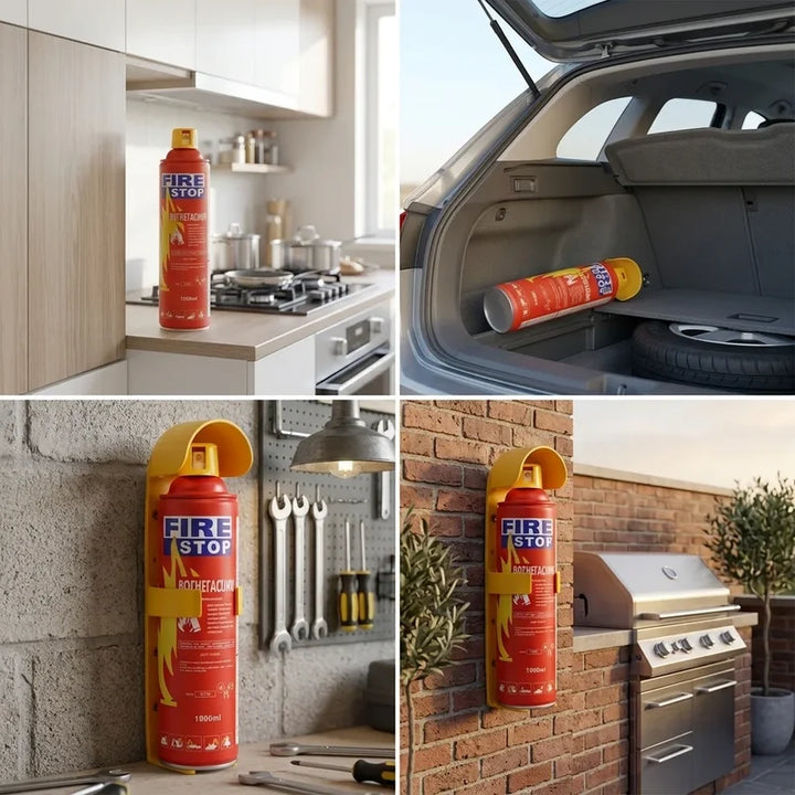 Fire Stop Instant Fire Extinguisher Spray 500ml - بخاخ إطفاء الحريق الفوري