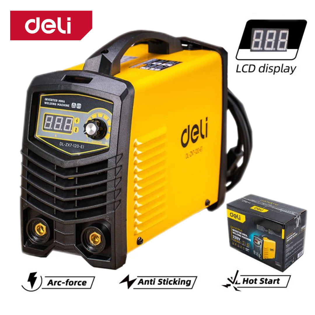 Deli Inverter MMA Welding Machine Full Set (20-120A) - مكنة تلحيم