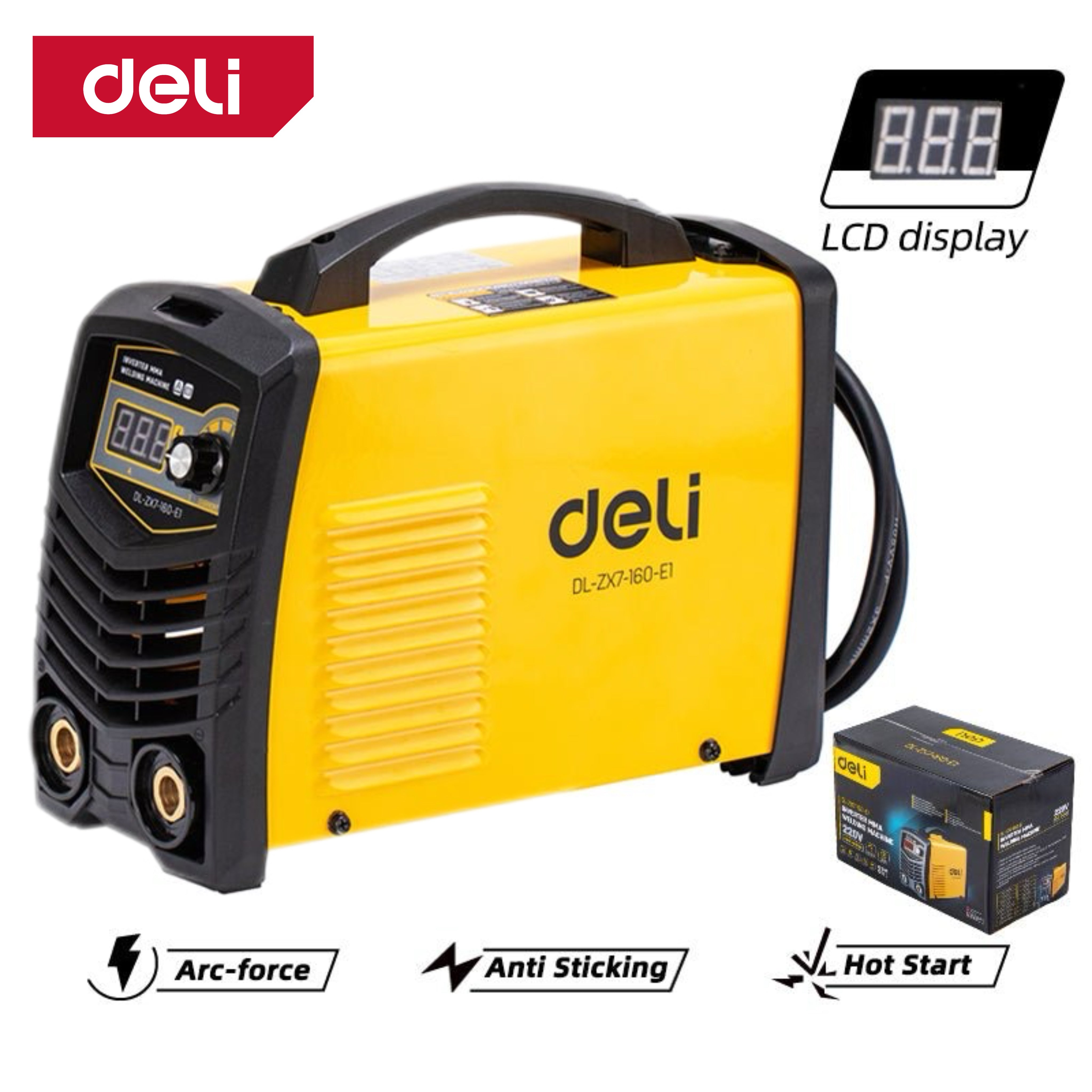 Deli Inverter MMA Welding Machine Full Set (20-160A) - مكنة تلحيم