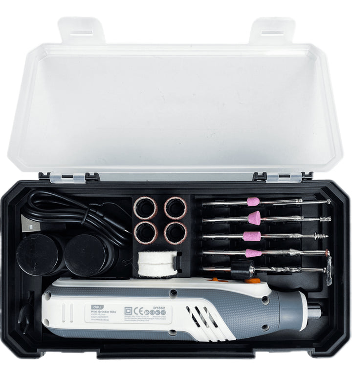 Deli 4V Mini Grinder Kit (101pcs) - مقدح نواعم
