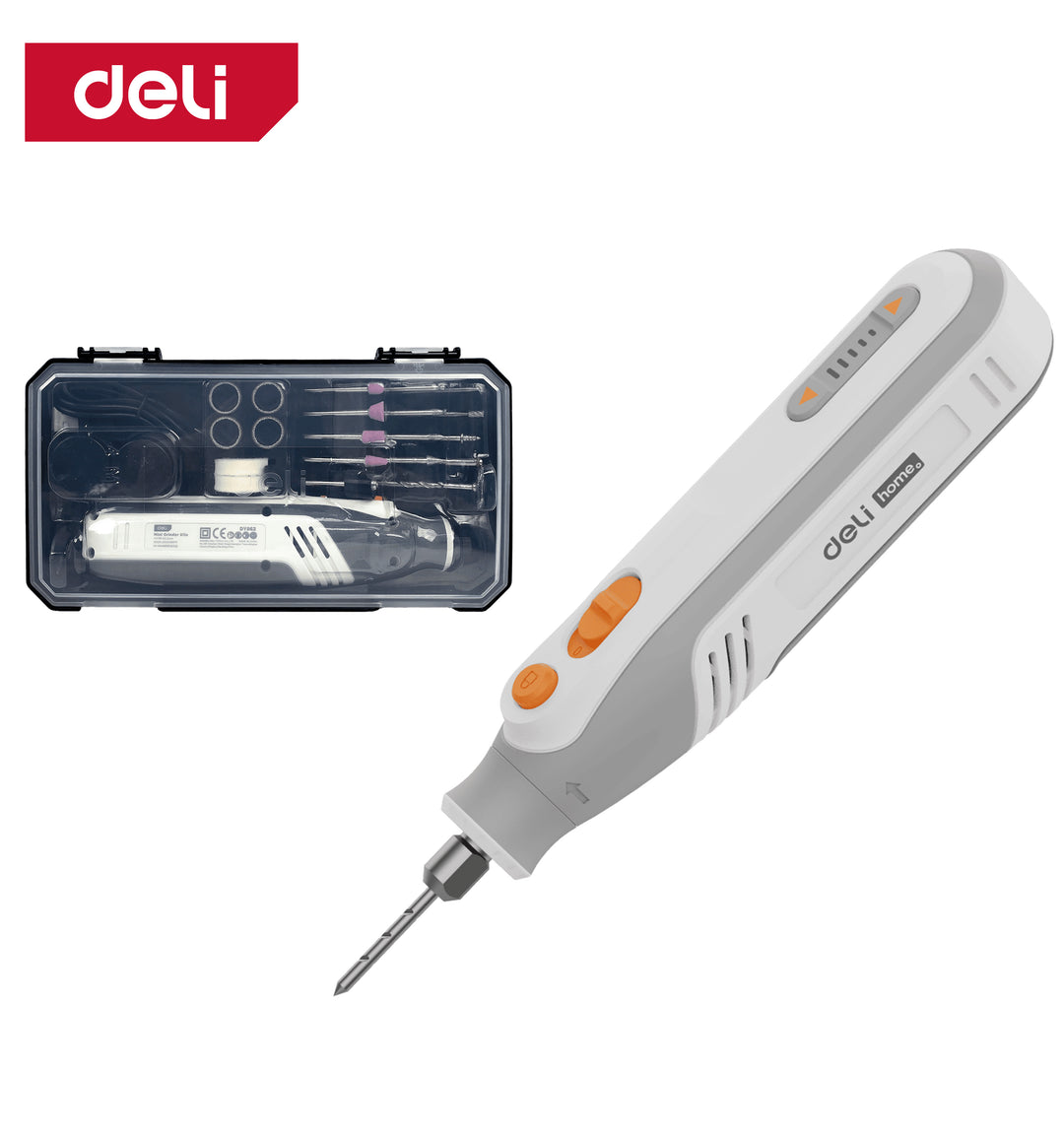 Deli 4V Mini Grinder Kit (101pcs) - مقدح نواعم