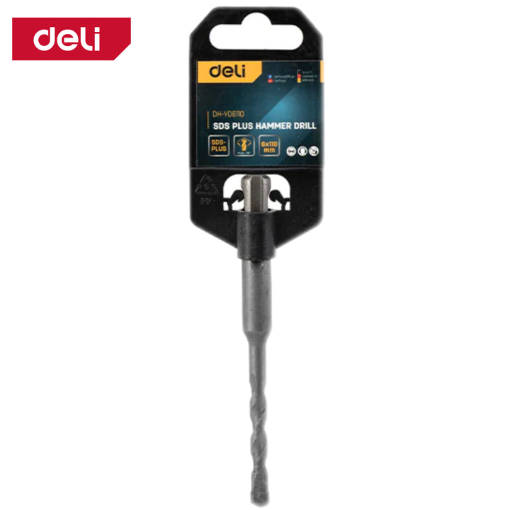 Deli Sds Plus Hammer Drill (6x110mm) - مثقاب مطرقي SDS Plus