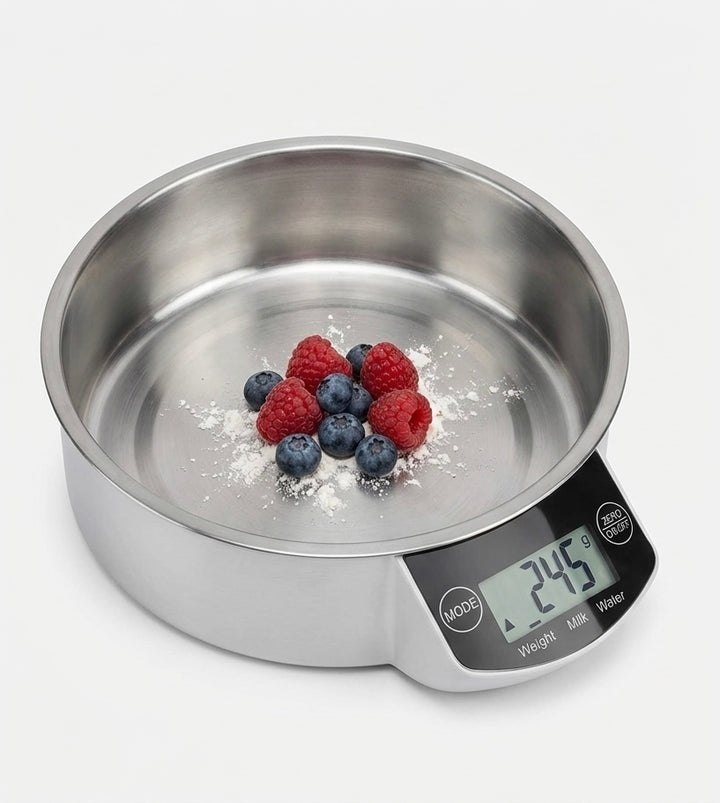 Digital Kitchen Scale with Stainless Steel Bowl – 5kg Capacity