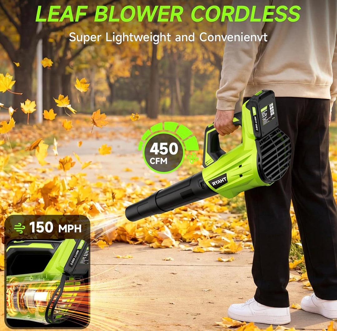 20V Battery Leaf Blower with Speed Control - منفاخ أوراق حديقة بطارية 20 فولت