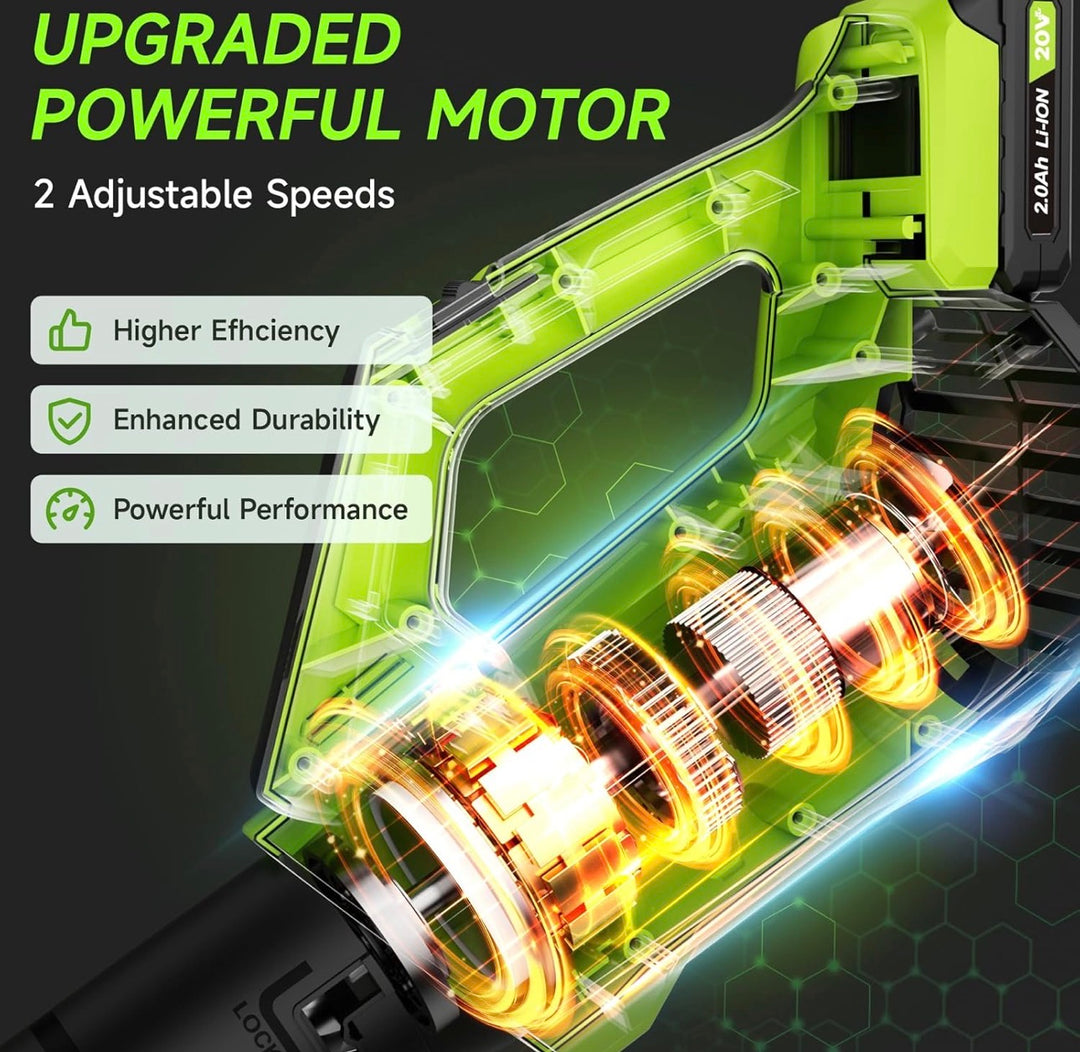 20V Battery Leaf Blower with Speed Control - منفاخ أوراق حديقة بطارية 20 فولت