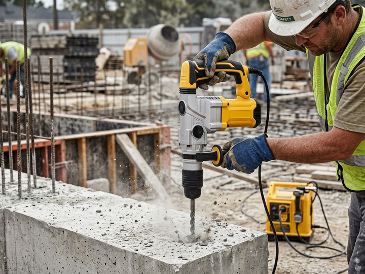 1600W Rotary Hammer SDS MAX 11KG - كومبرسور برم وتكسير صناعي