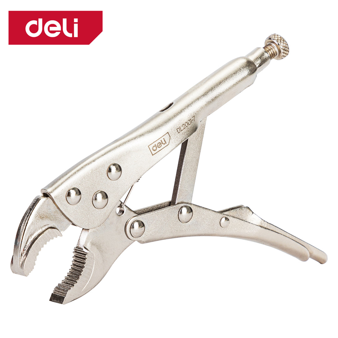 Deli 7" Round Jaw Locking Pliers - بانسة لقط قفل بفك دائري