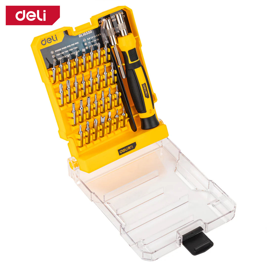 Deli 33 Pcs Precision Screwdriver Set - طقم مفكات نواعم