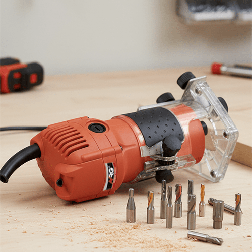600W Laminate Trimmer Router 6mm - راوتر تشذيب كهربائي