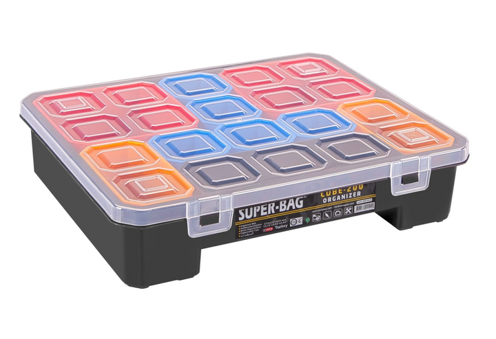 11" Parts Organizer Stackable 27x23x6.2cm - علبة تنظيم قطع