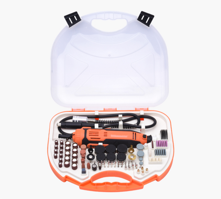 130W Mini Grinder 211Pcs Set - طقم مكنة حفر وتنظيف مع رؤوس