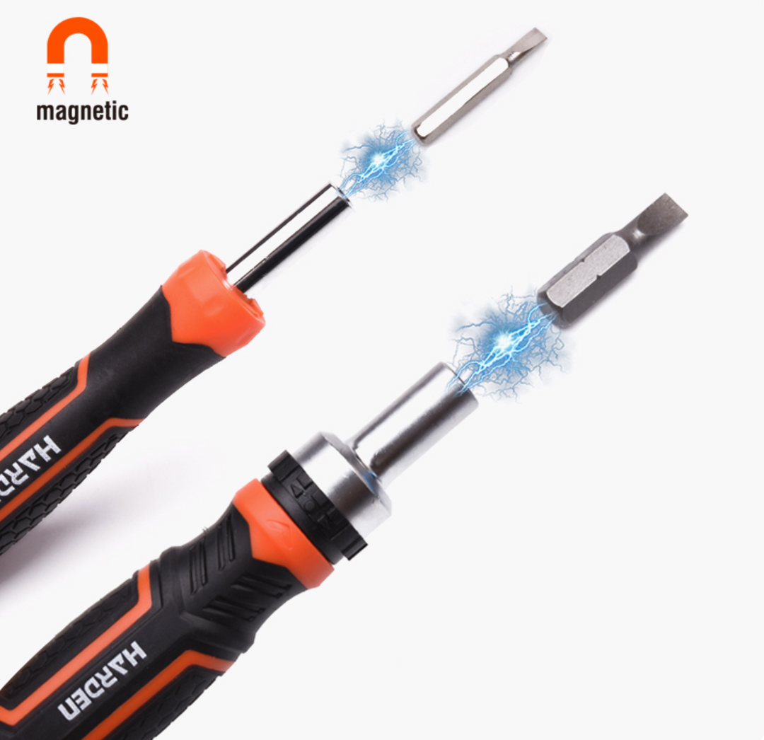 31Pcs Ratchet Screwdriver & Bits Set - طقم مفك طقطاق مع رؤوس
