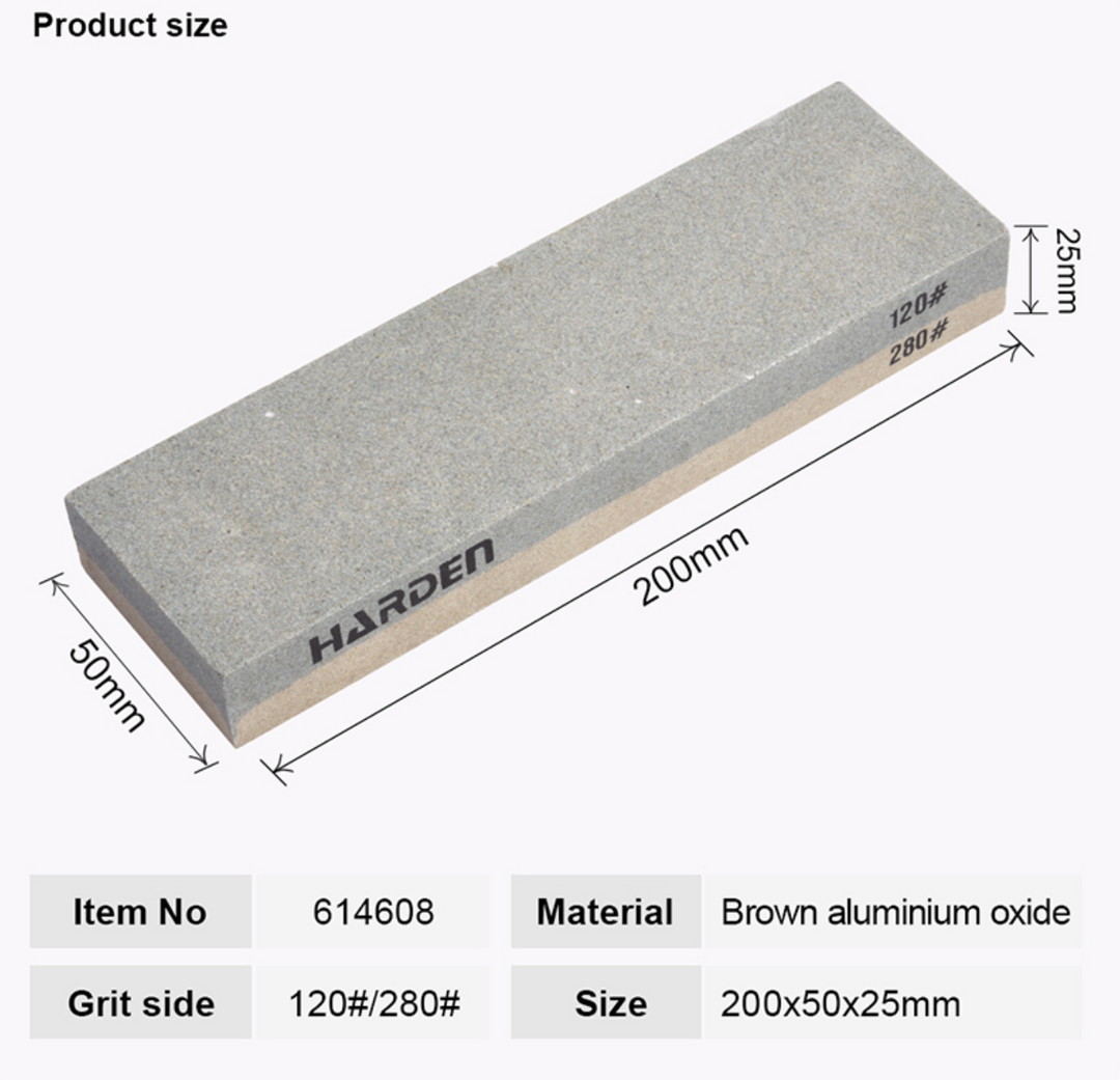 200x50x25mm Combination Sharpening Stone - حجر سنّ