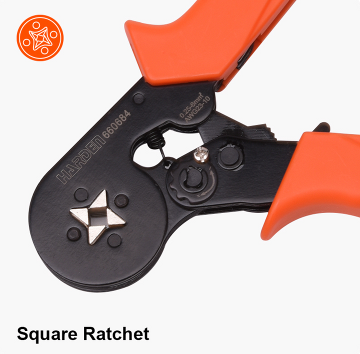 Square Ratchet Crimping Plier 0.25-6MM² - بنسة كوس كبس مربع