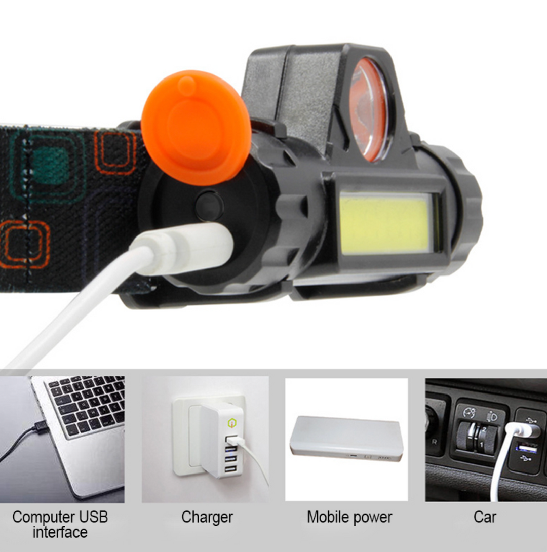 150 Lumen Rechargeable Head Light - ضوء على الرأس