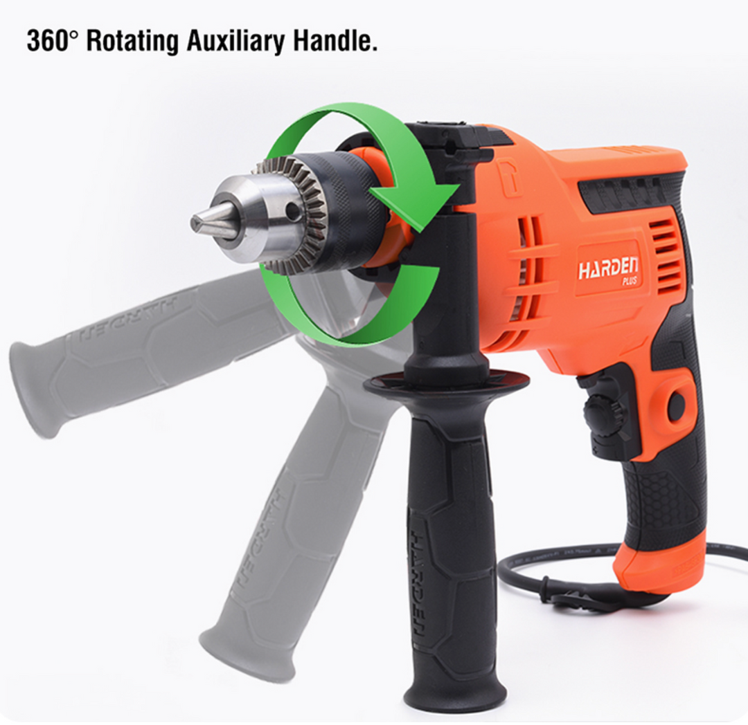 810W Heavy Duty Impact Drill - مقدح رجراج راس حديد سرعات شمال يمين