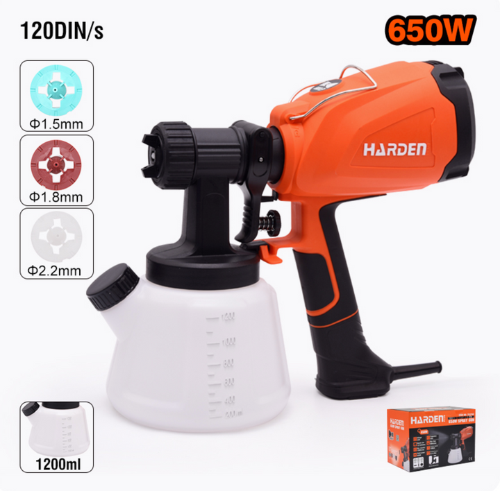 650W Industrial Spray Paint Gun 1.2L - فرد رش كهرباء