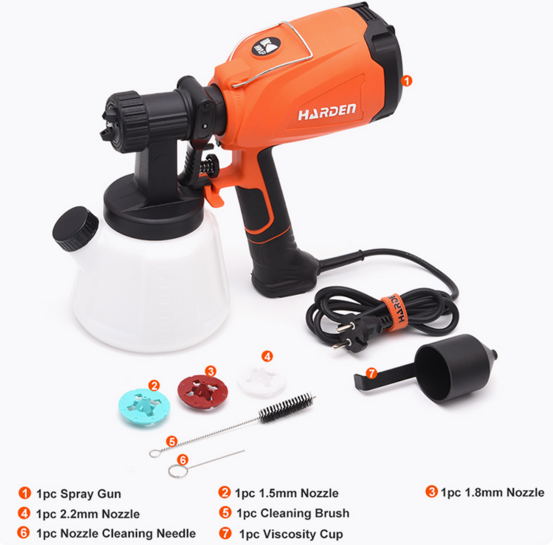 650W Industrial Spray Paint Gun 1.2L - فرد رش كهرباء