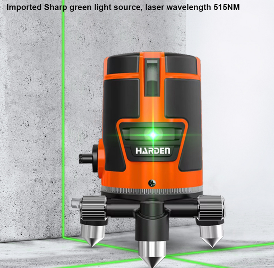 5 Lines Battery Self-Leveling Line Laser with 30m Outdoor Point - ليزر شقلة كل الاتجاهات (5 خطوط)