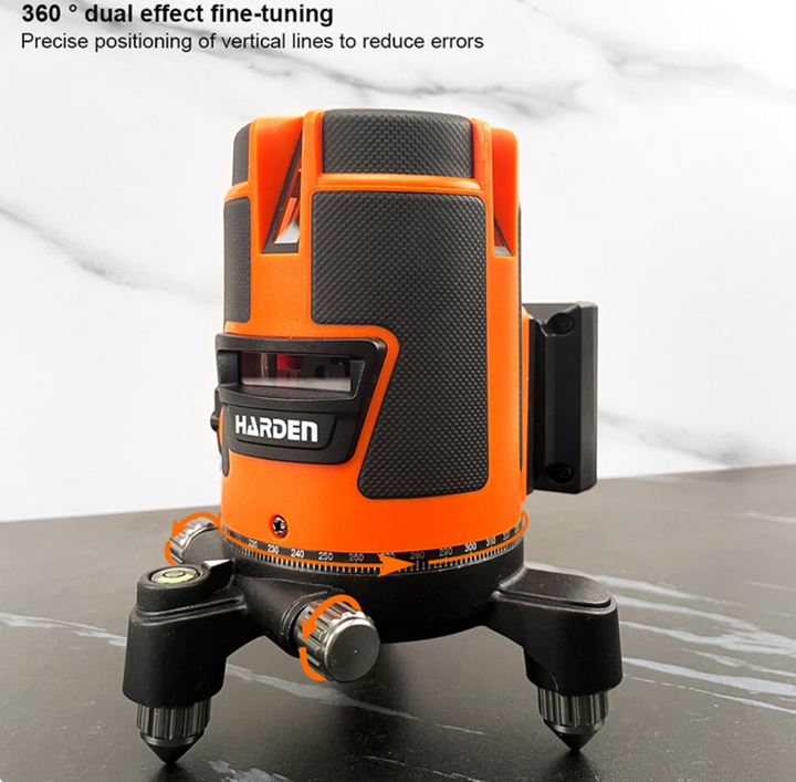 5 Lines Battery Self-Leveling Line Laser with 30m Outdoor Point - ليزر شقلة كل الاتجاهات (5 خطوط)