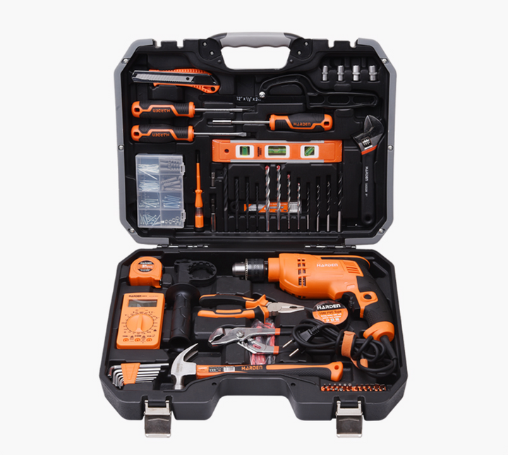 75Pcs Multi-functional Impact Drill Set - شنطة عدة مشكلة مع مقدح رجراج 13 ملم