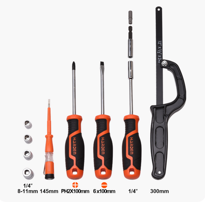 75Pcs Multi-functional Impact Drill Set - شنطة عدة مشكلة مع مقدح رجراج 13 ملم
