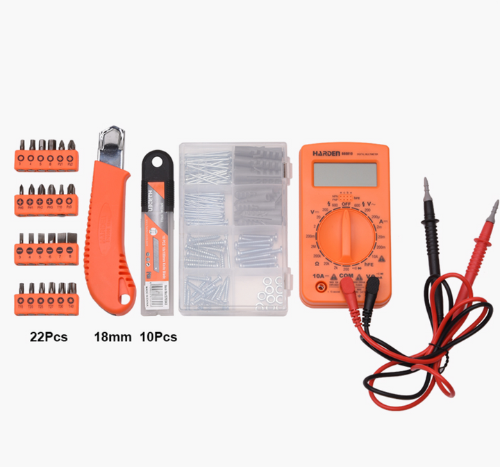 75Pcs Multi-functional Impact Drill Set - شنطة عدة مشكلة مع مقدح رجراج 13 ملم
