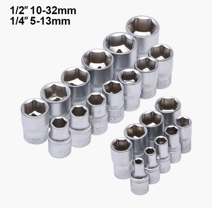 89PCS 1/2" & 1/4" Drive Socket Set -  طقم طربوش 1/4&1/2 89قطعة