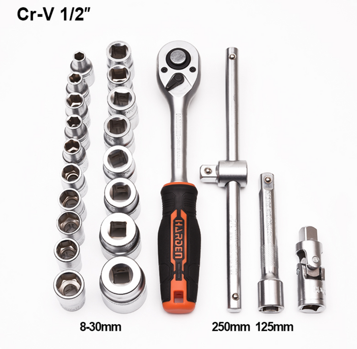 Heavy Duty 77Pcs Tools Set - شنطة عدة اوكارديون مشكلة