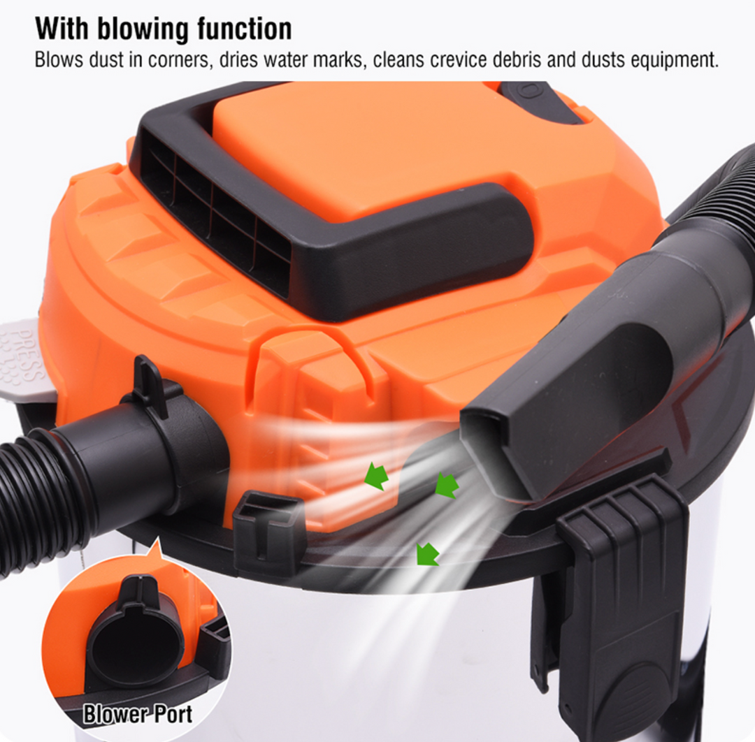 1200W Wet and Dry 12L Industrial Vacuum Cleaner - مكنسة فاكييوم