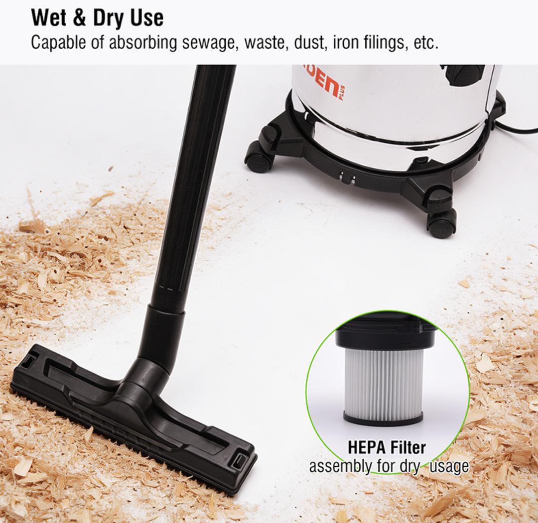 1200W Wet and Dry 12L Industrial Vacuum Cleaner - مكنسة فاكييوم