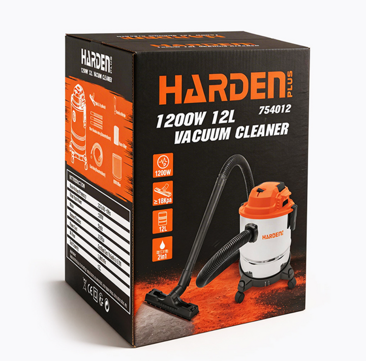 1200W Wet and Dry 12L Industrial Vacuum Cleaner - مكنسة فاكييوم
