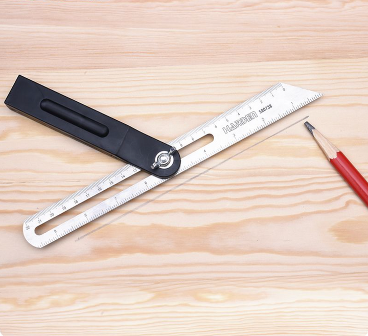 200mm Sliding Bevel Protractor Ruler - زاوية متحركة