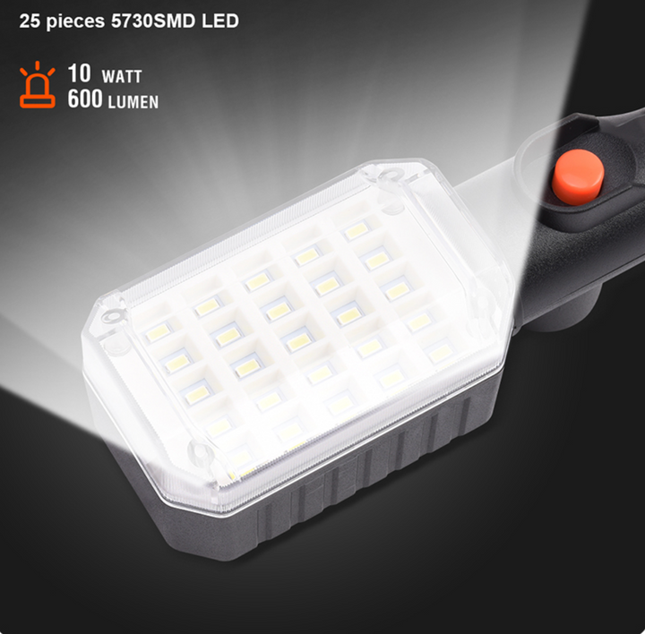 600LM LED Magnetic Work Lamp with 10m Cable - بلادوز