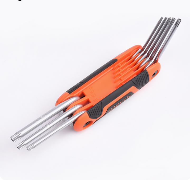 9Pcs Folding Torx Key Set - طقم منجم سكين