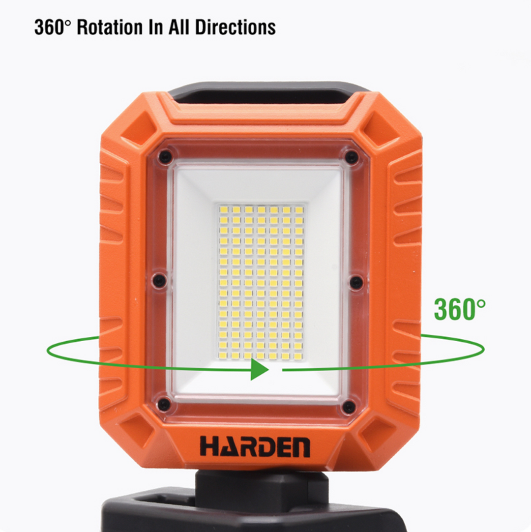 50W Rechargeable Clamp-On Work Light Projector 4,000LM - بروجكتور تشريج