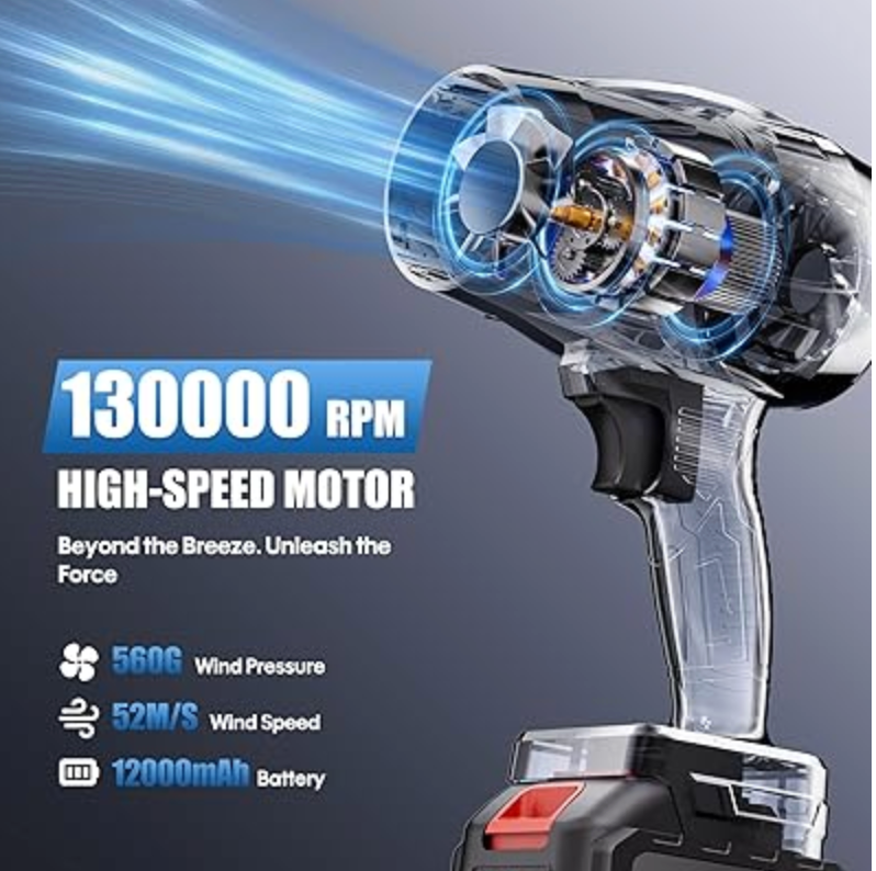 Cordless Blower 130000 RPM - 21v*1