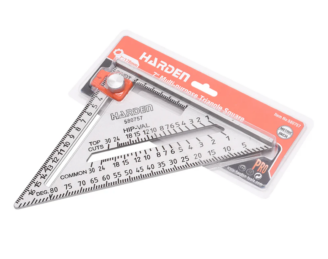 7" Multipurpose Triangle Square - زاوية مثلثة ومربعة متعددة الاستعمالات