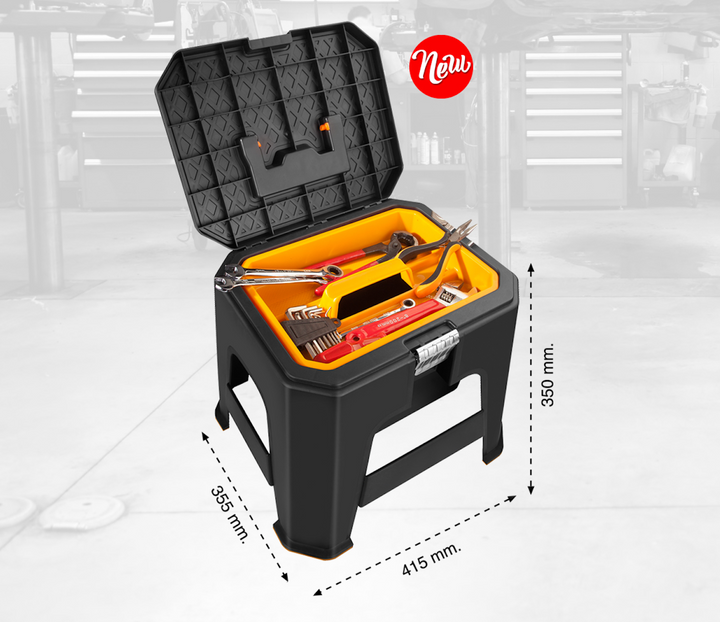 Step Stool with Tool Box Compartment - ةمع رم رصم سرص