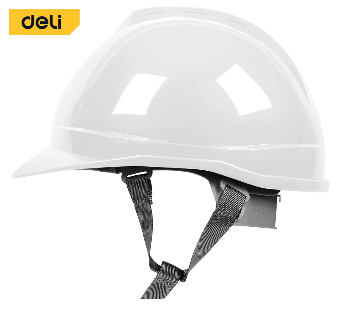 New PE Safety Helmet White (Made in Spain) - طاسة حماية موقع ابيض
