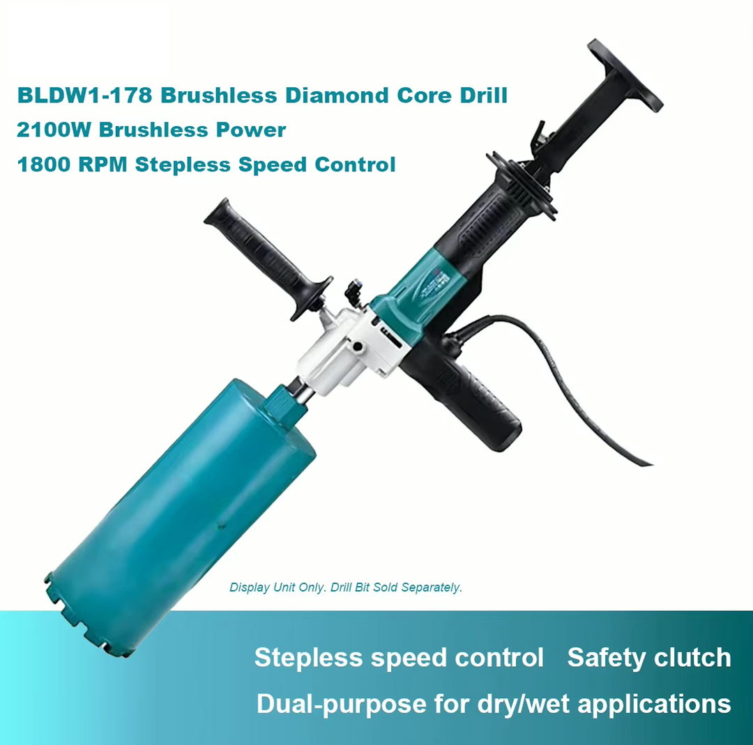 2100W (Max3900) Brushless Industrial Concrete Coring Drill Shoulder Mount - ماكينة كورنج بموتور براشلس