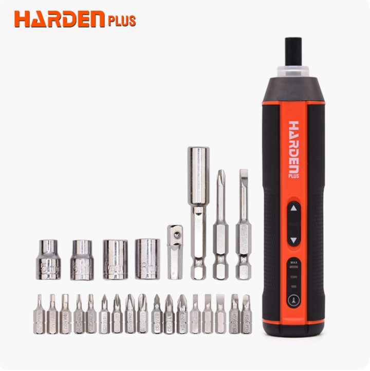 4V Cordless Screwdriver Set 27Pc Set -  مفك بطارية قلم مع رؤوس مفكات